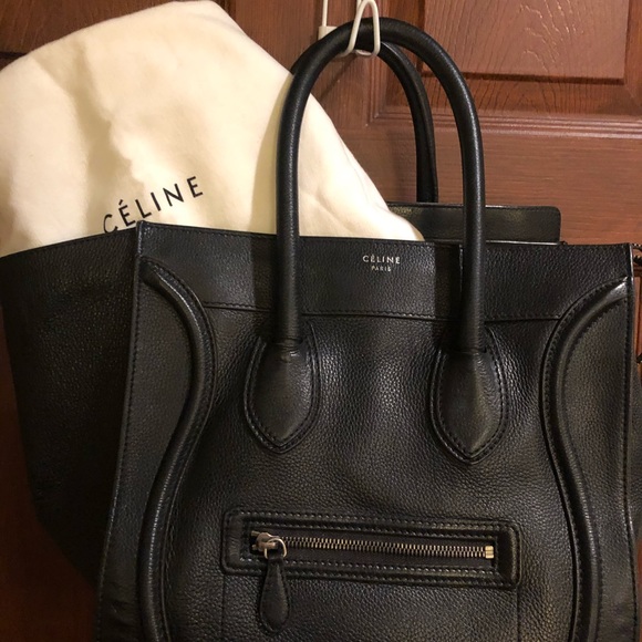 Authentic Celine Mini Luggage Tote. - Picture 2 of 7